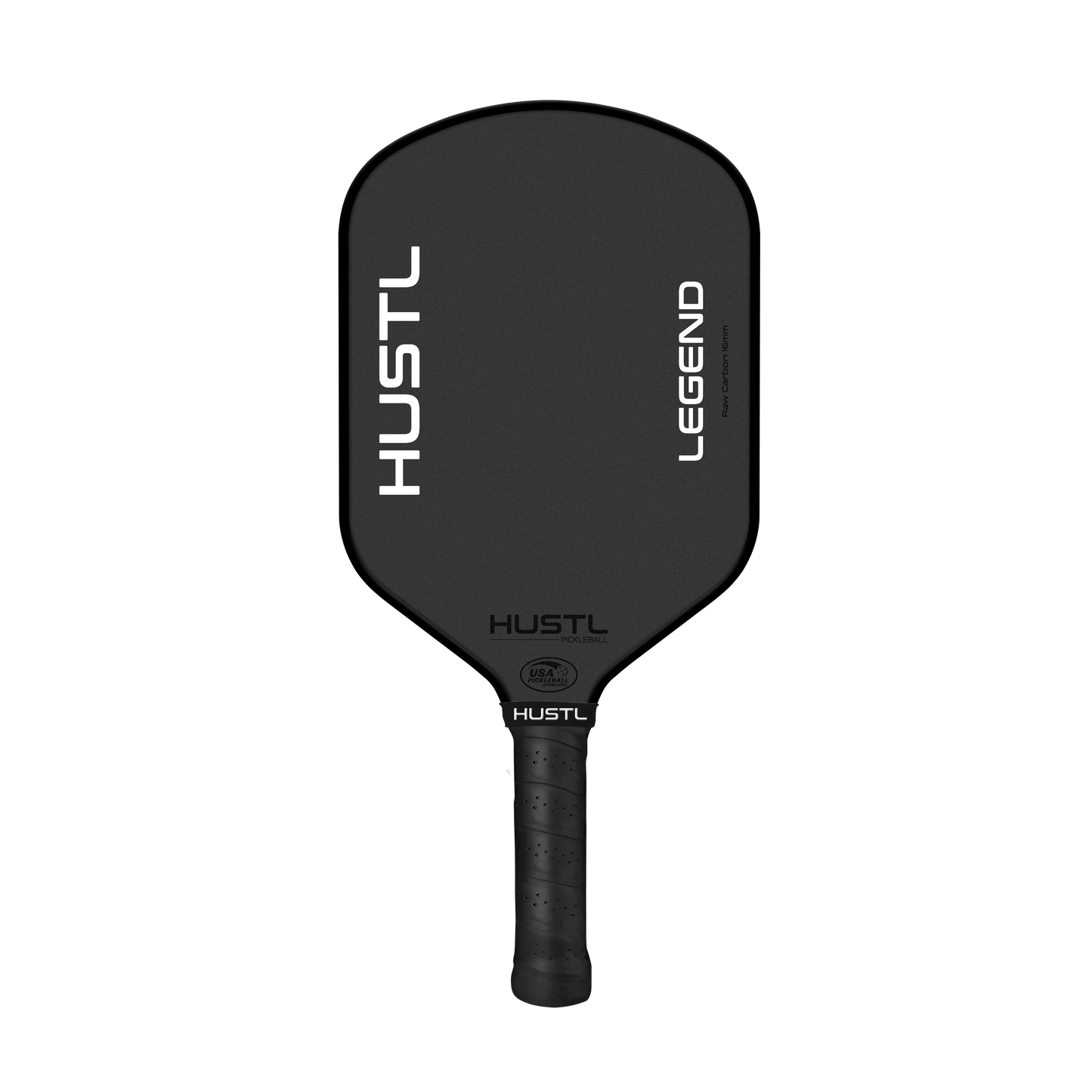 HUSTL Legend Raw Carbon 16mm WHITE EDGE, Includes FREE Cover, Cap & Eraser