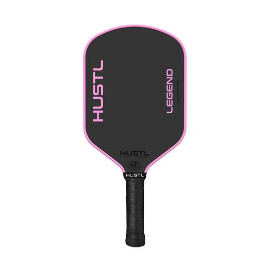 HUSTL Legend Raw Carbon 16mm PINK EDGE, Includes FREE Cover, Cap & Eraser